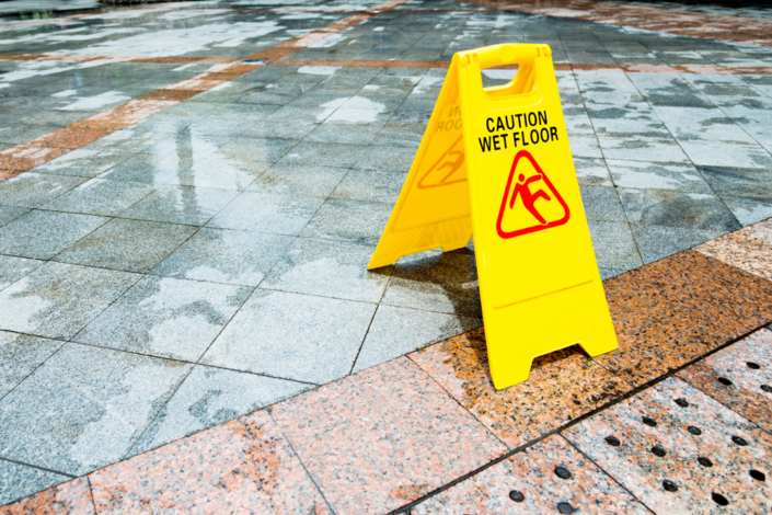 wet floor