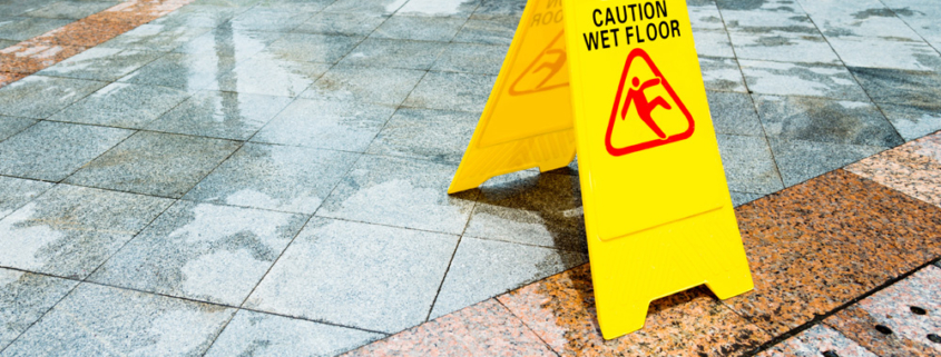 wet floor