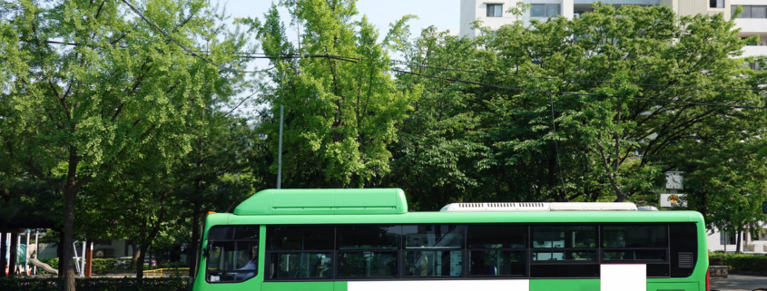 Bus on the road in Seoul, Bus billboards