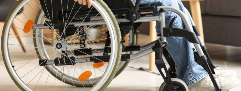 man in wheelchair